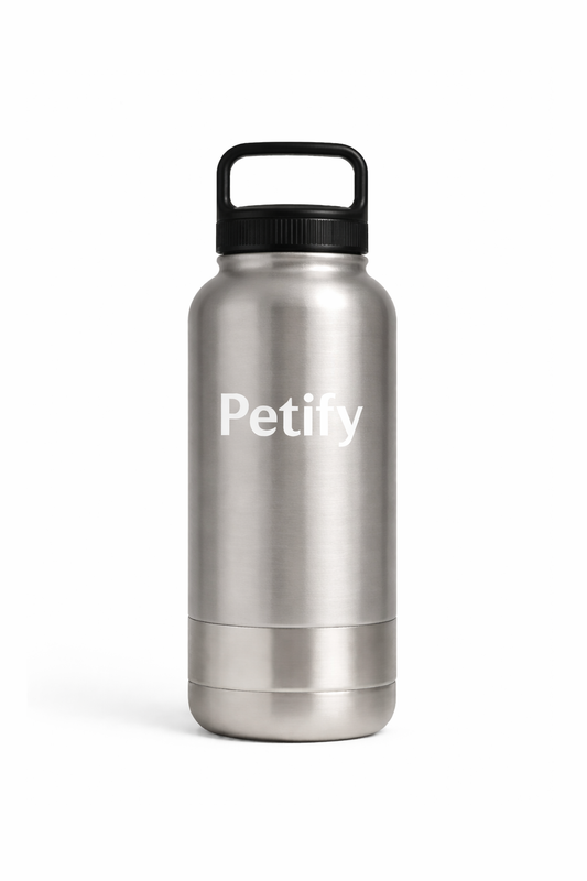 בקבוק טיולים לכלב - נירוסטה